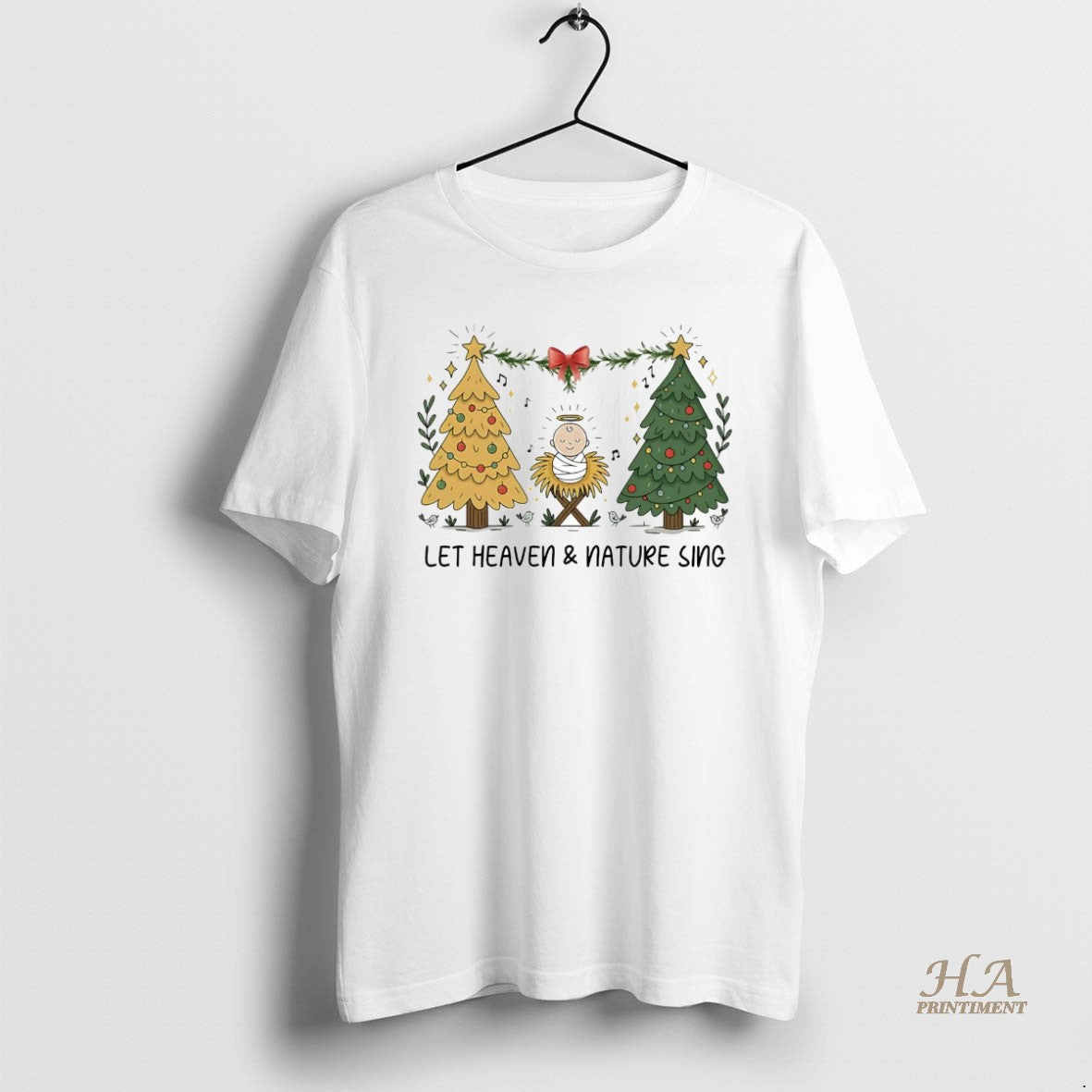 Official Let Heaven And Nature Sing Christmas T-Shirts, Hoodie, Sweatshirt | InkNestWear.com