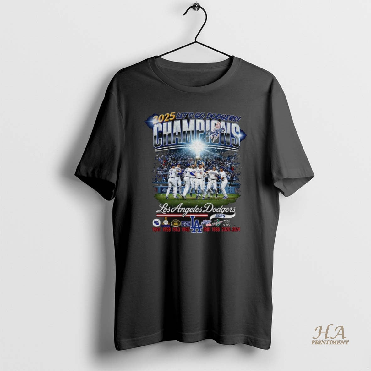 Official Lets Go Dodgers Los Angeles Dodgers Back To Back World Series Champions 1955 2025 T-Shirts, Hoodie, Sweatshirt