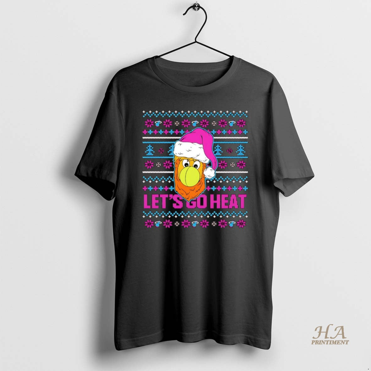 Official Lets Go Miami Heat Ugly Christmas T-Shirts, Hoodie, Sweatshirt | InkNestWear.com