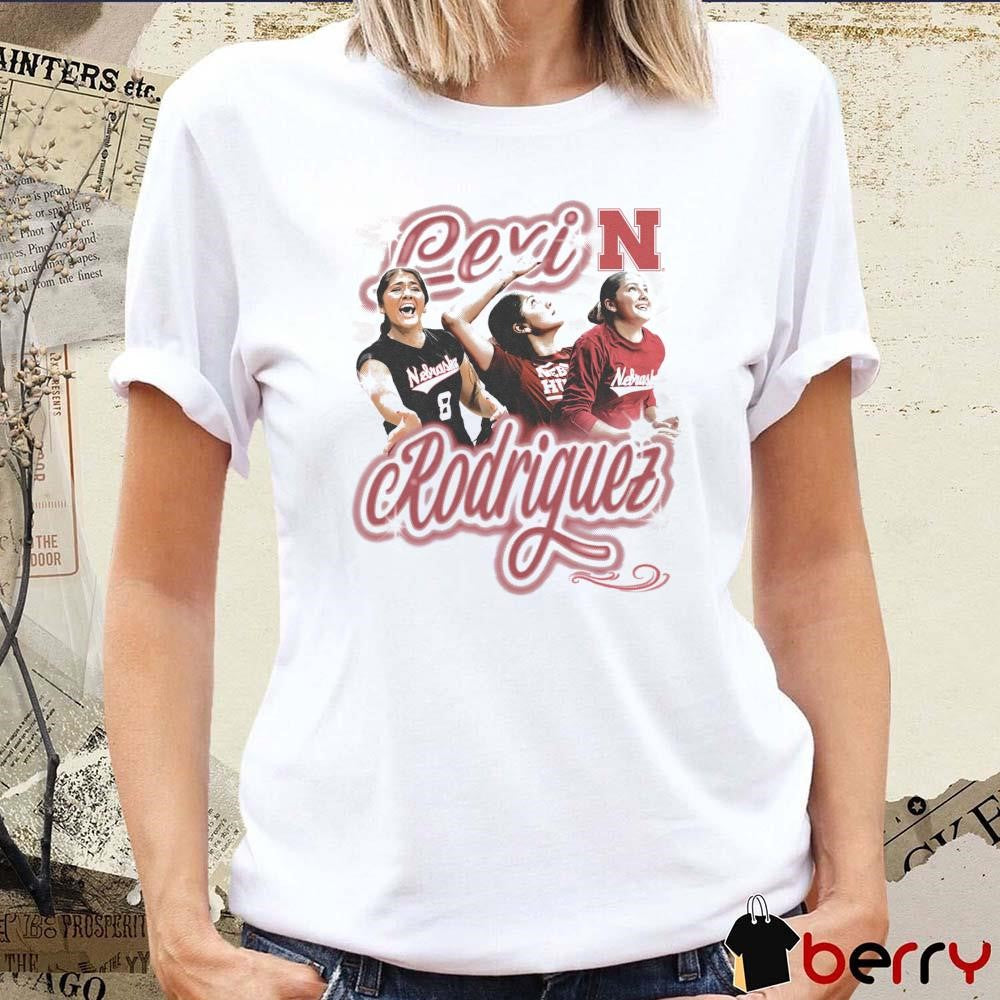Lexi Rodriguez Nebraska Volleyball Airbrush Graphic t-shirt