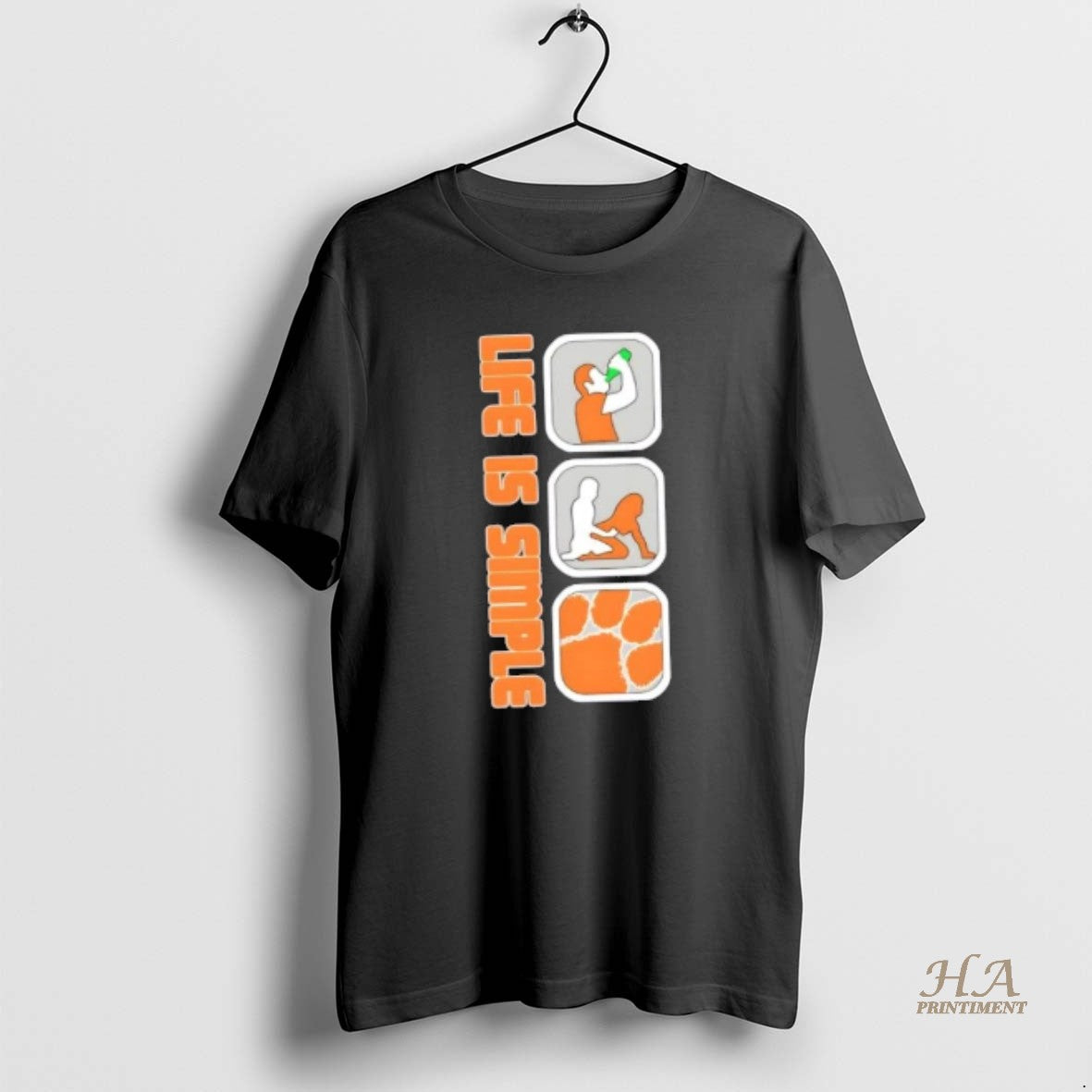 Official Life Is Simple Clemson Tigers T-Shirts, Hoodie, Sweatshirt | InkNestWear.com