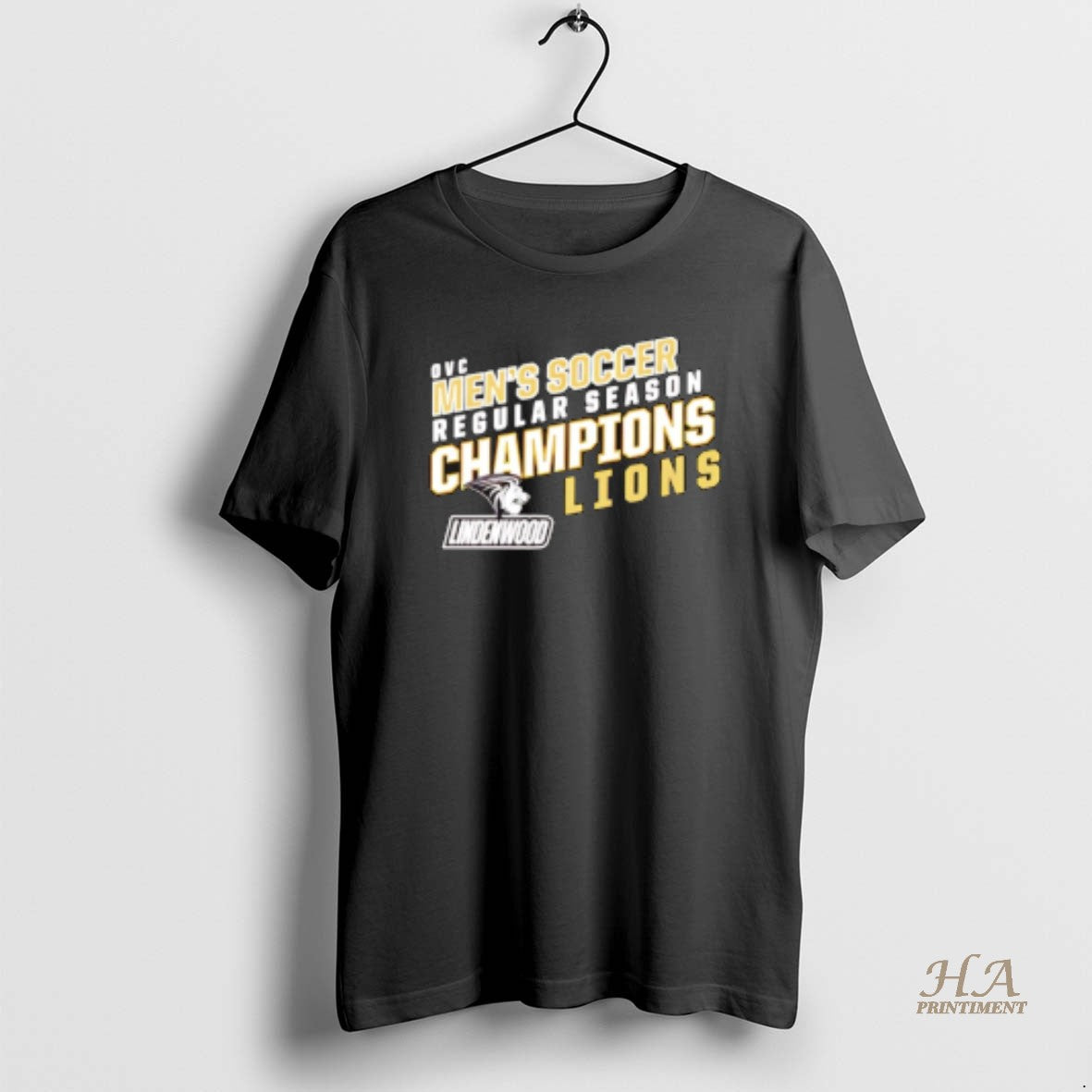 Official Lindenwood Lions 2025 Mens Soccer Ohio Valley Conference Regular Season Champions T-Shirts, Hoodie, Sweatshirt