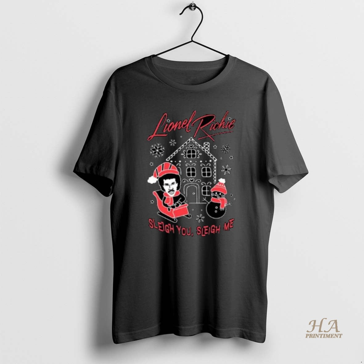 Official Lionel Richie Sleigh You Sleigh Me Circle Black T-Shirts, Hoodie, Sweatshirt | InkNestWear.com