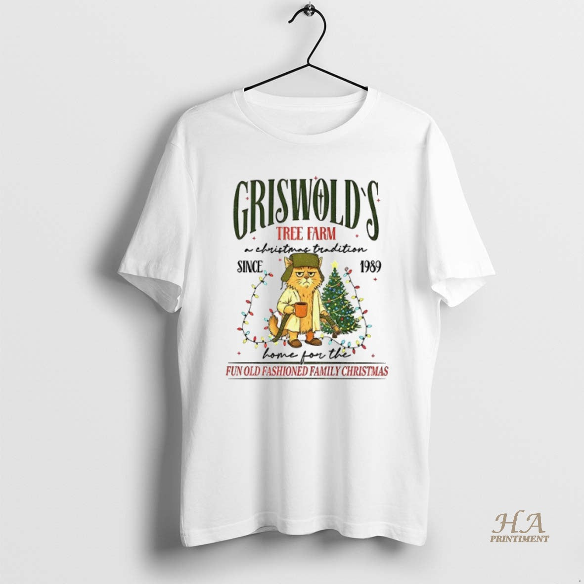 Official Litters Full Cat Griswolds Tree Farm Christmas Tradition Since 1989 Hme For The Fun T-Shirts, Hoodie, Sweatshirt