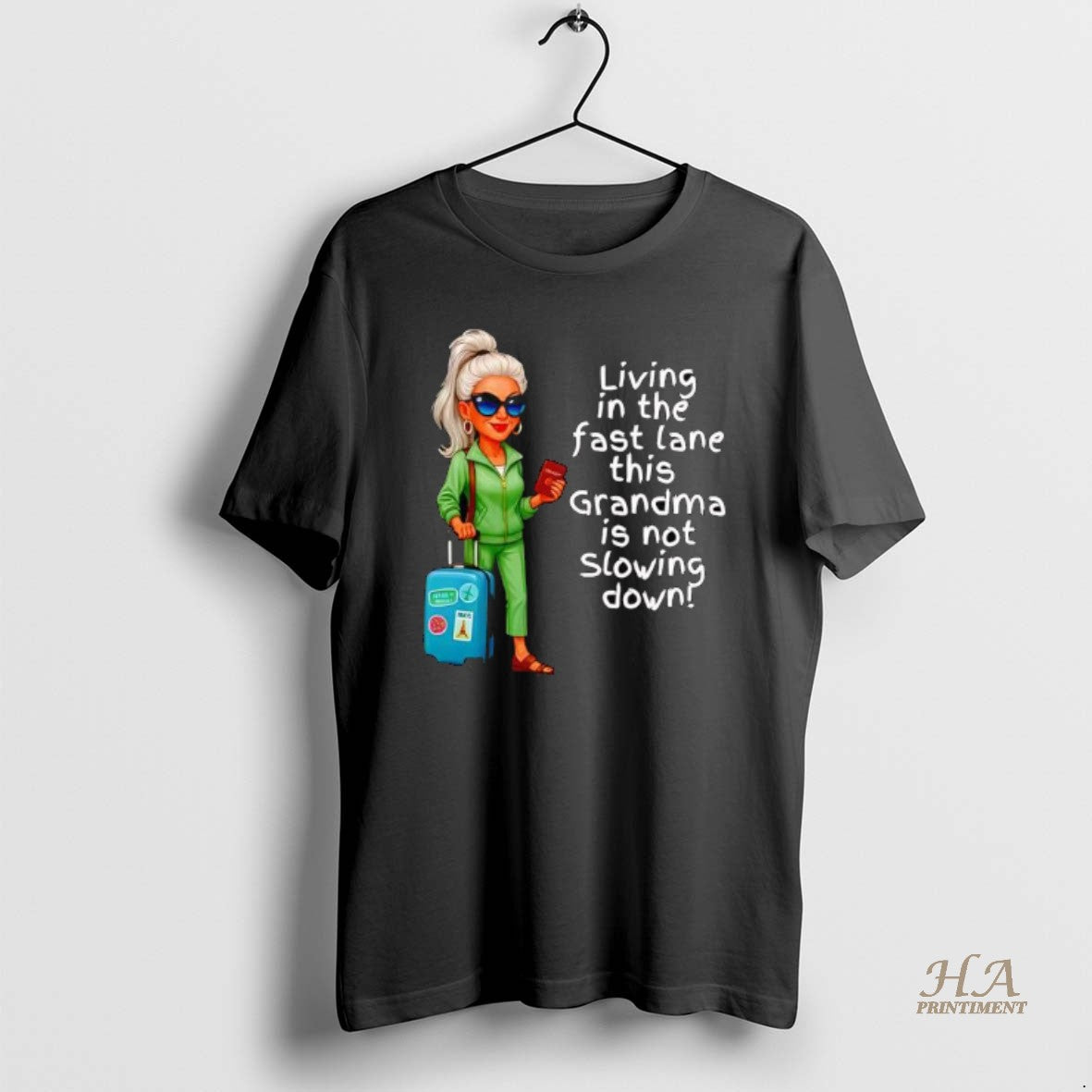 Official Living In The Fast Lane This Grandma Is Not Slowing Down T-Shirts, Hoodie, Sweatshirt | InkNestWear.com