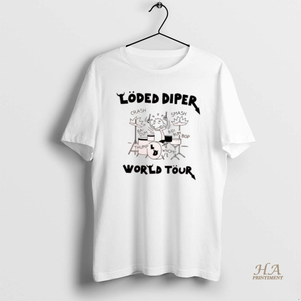 Official Loded Diper World Tour Thump Whomp T-Shirts, Hoodie, Sweatshirt | InkNestWear.com