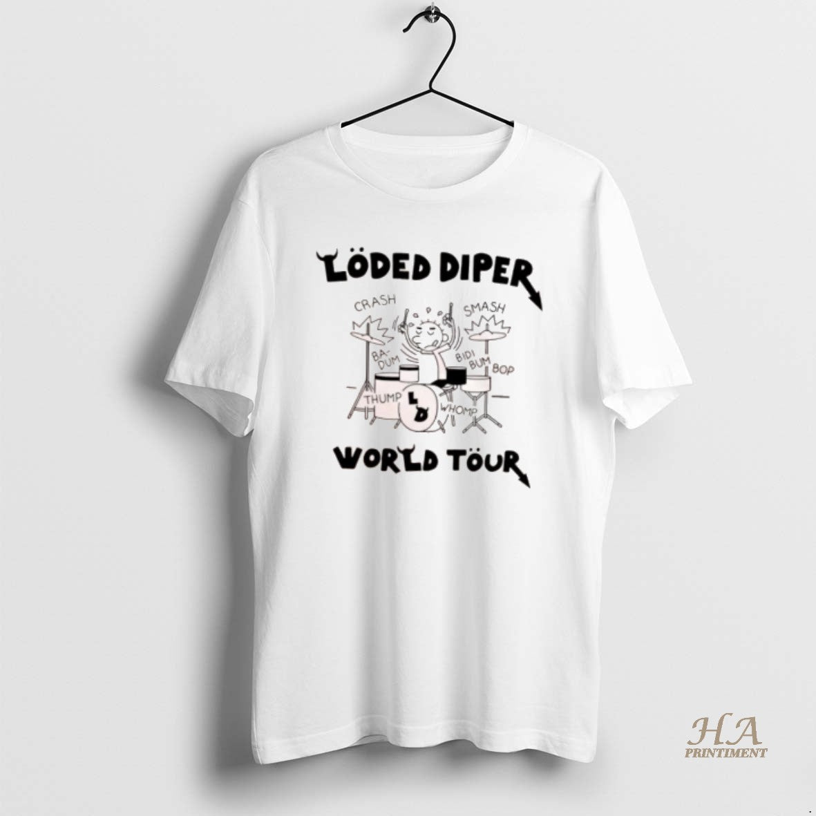 Official Loded Diper World Tour Thump Whomp T-Shirts, Hoodie, Sweatshirt | InkNestWear.com