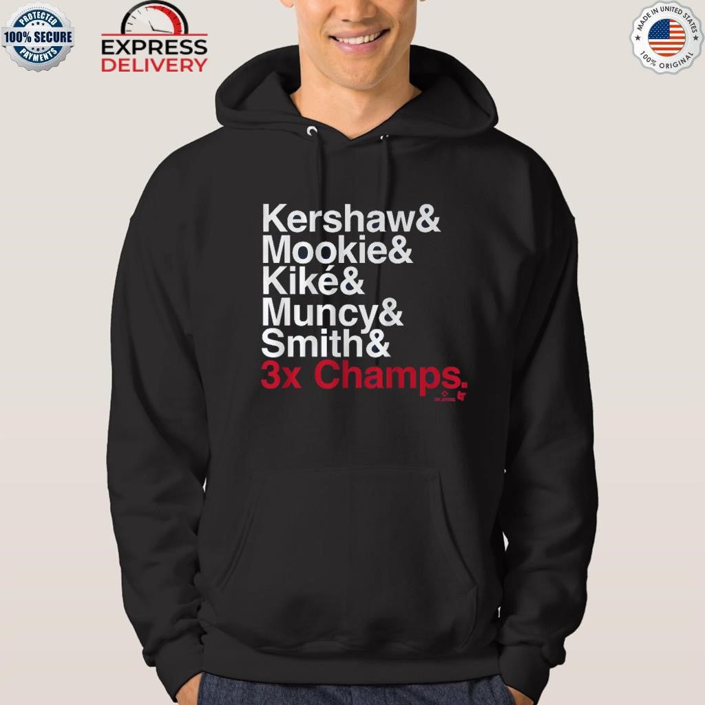 Los Angeles Baseball Ampersand 3-Time Champs Shirt