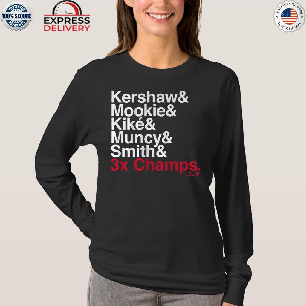 Los Angeles Baseball Ampersand 3-Time Champs Shirt