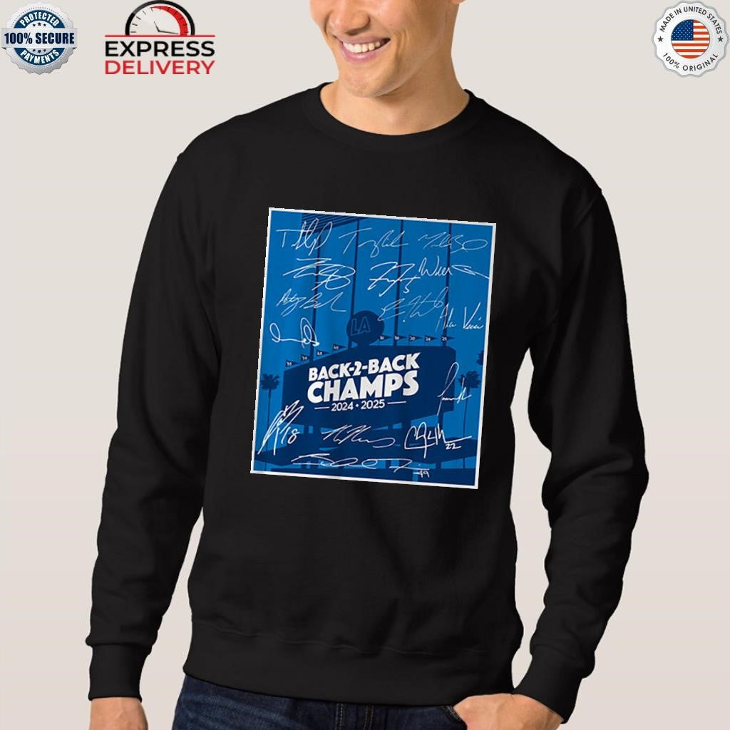 Los Angeles Baseball Back-to-Back Champs Shirt