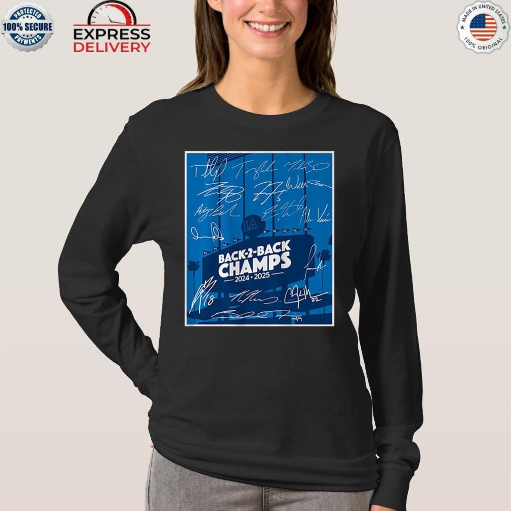 Los Angeles Baseball Back-to-Back Champs Shirt