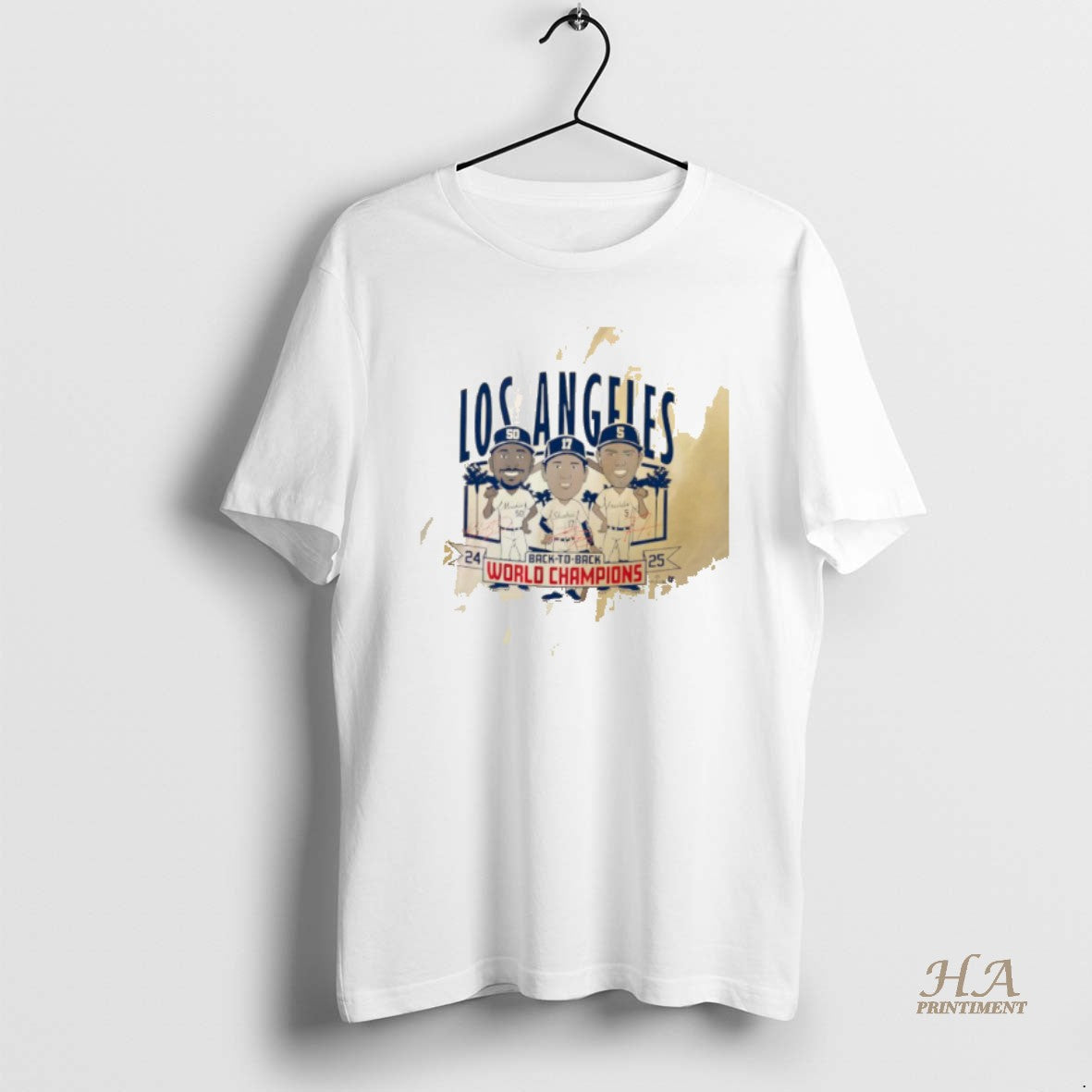 Official Los Angeles Baseball Back To Back World Champs Caricatures T-Shirts, Hoodie, Sweatshirt | InkNestWear.com