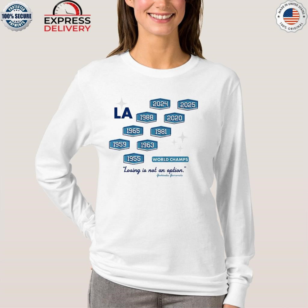Los Angeles Baseball Nine-Time World Champs Shirt