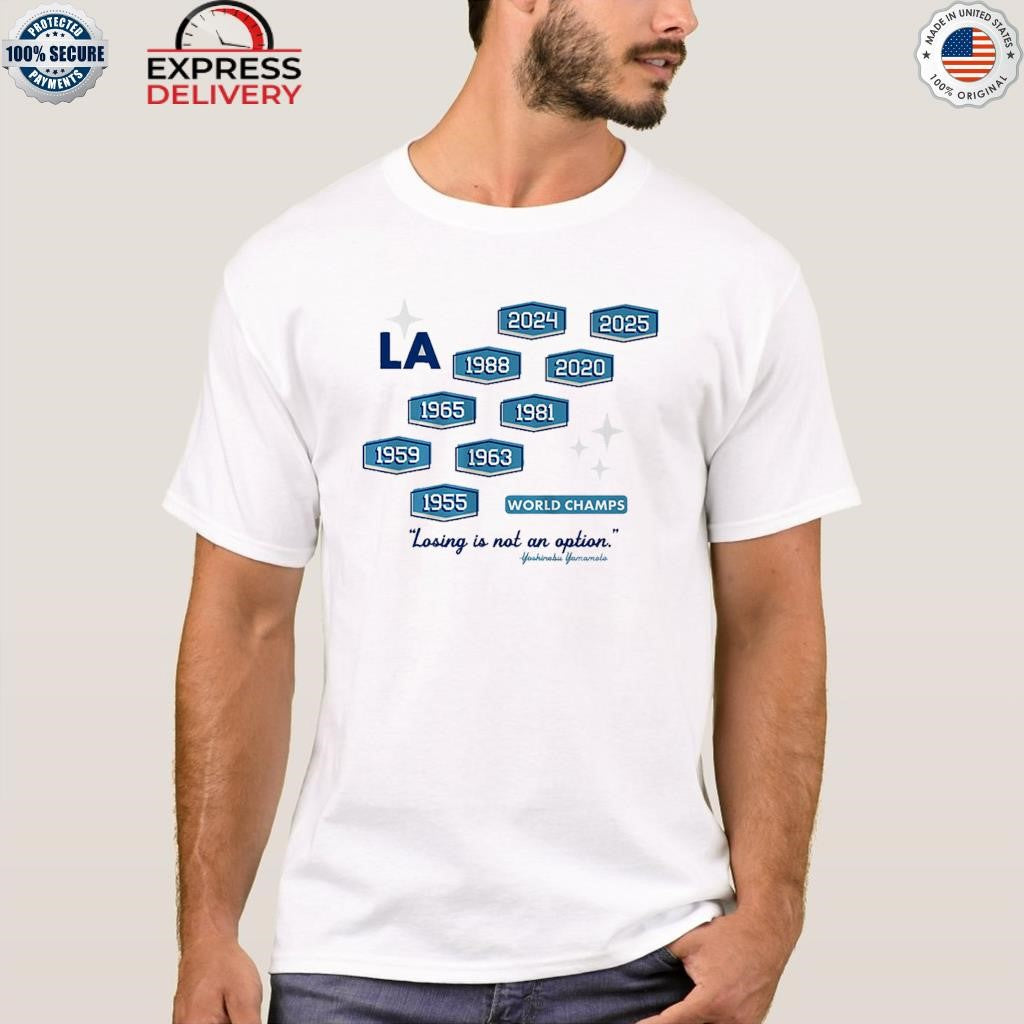 Los Angeles Baseball Nine-Time World Champs Shirt