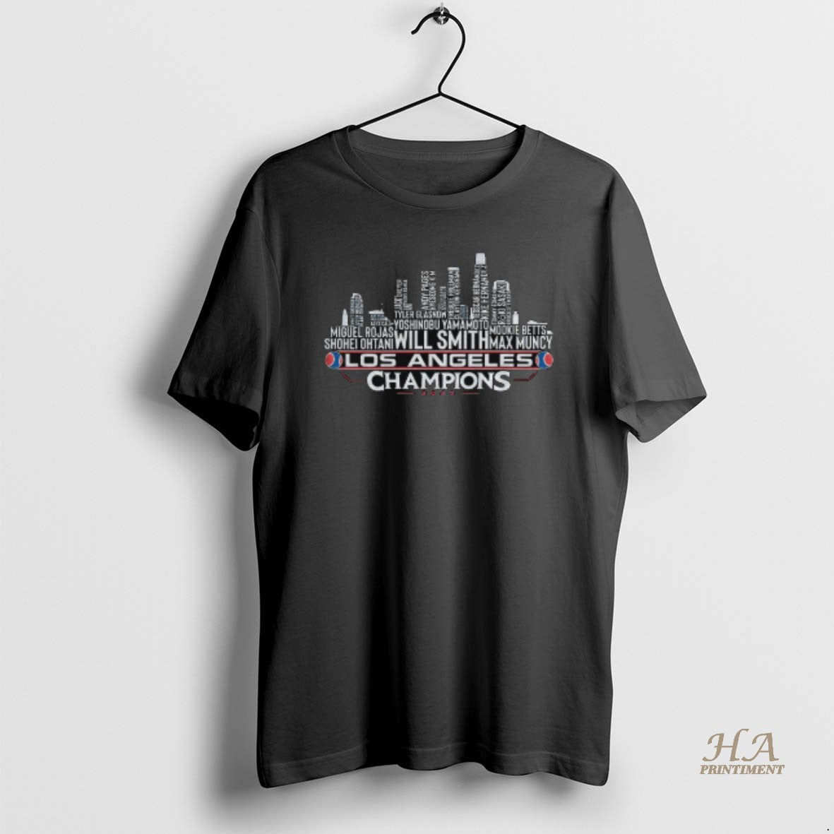 Official Los Angeles Baseball World Champions Team Series 2025 La City Skyline T-Shirts, Hoodie, Sweatshirt | InkNestWear.com