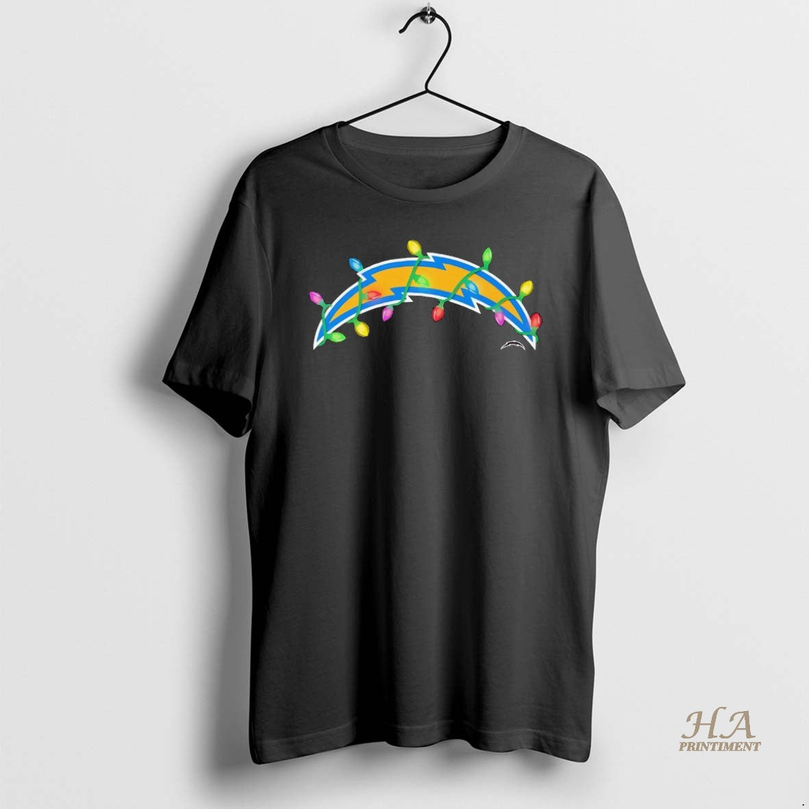 Official Los Angeles Chargers Logo Christmas Light T-Shirts, Hoodie, Sweatshirt | InkNestWear.com