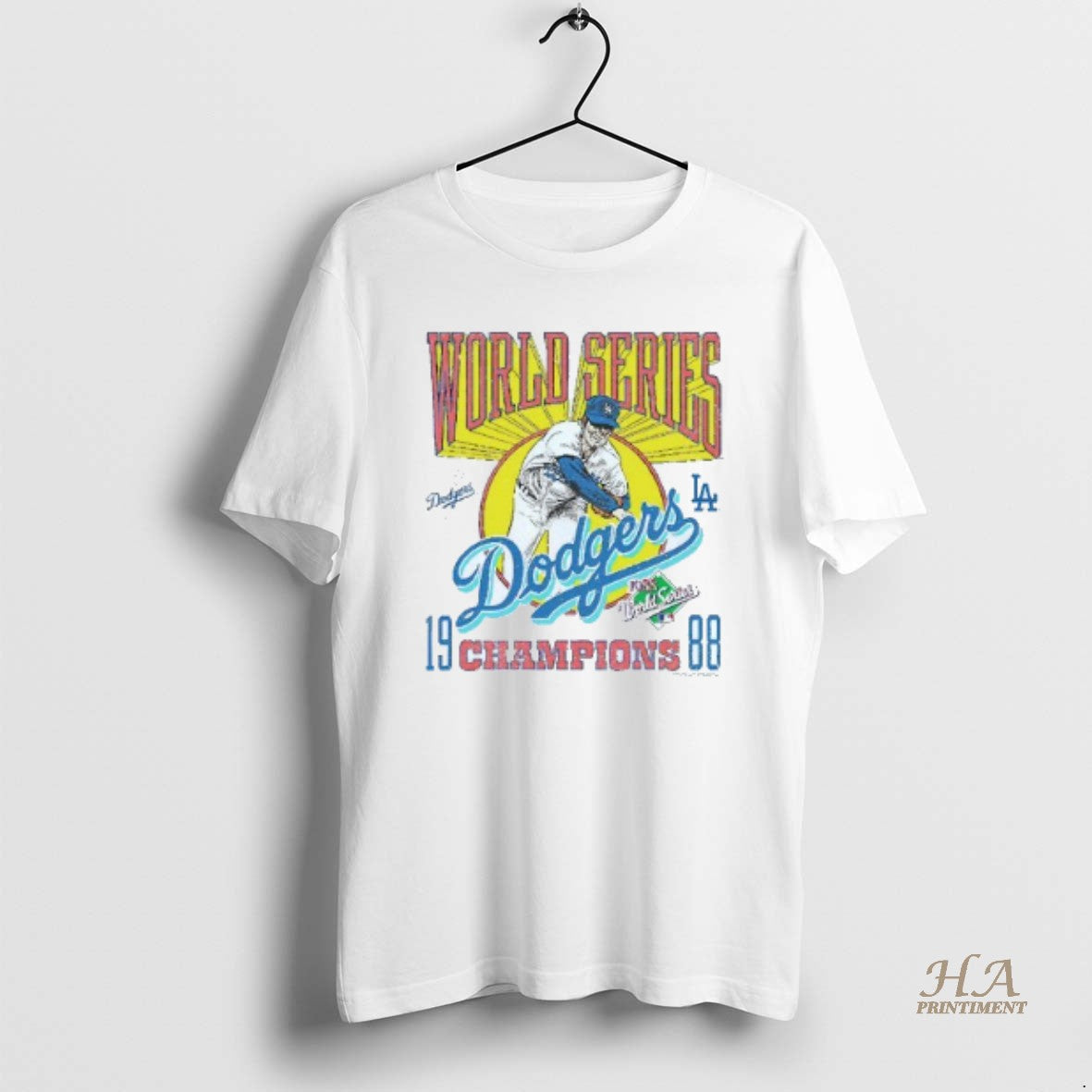Official Los Angeles Dodgers 1988 World Series Champions Mens White T-Shirts, Hoodie, Sweatshirt | InkNestWear.com