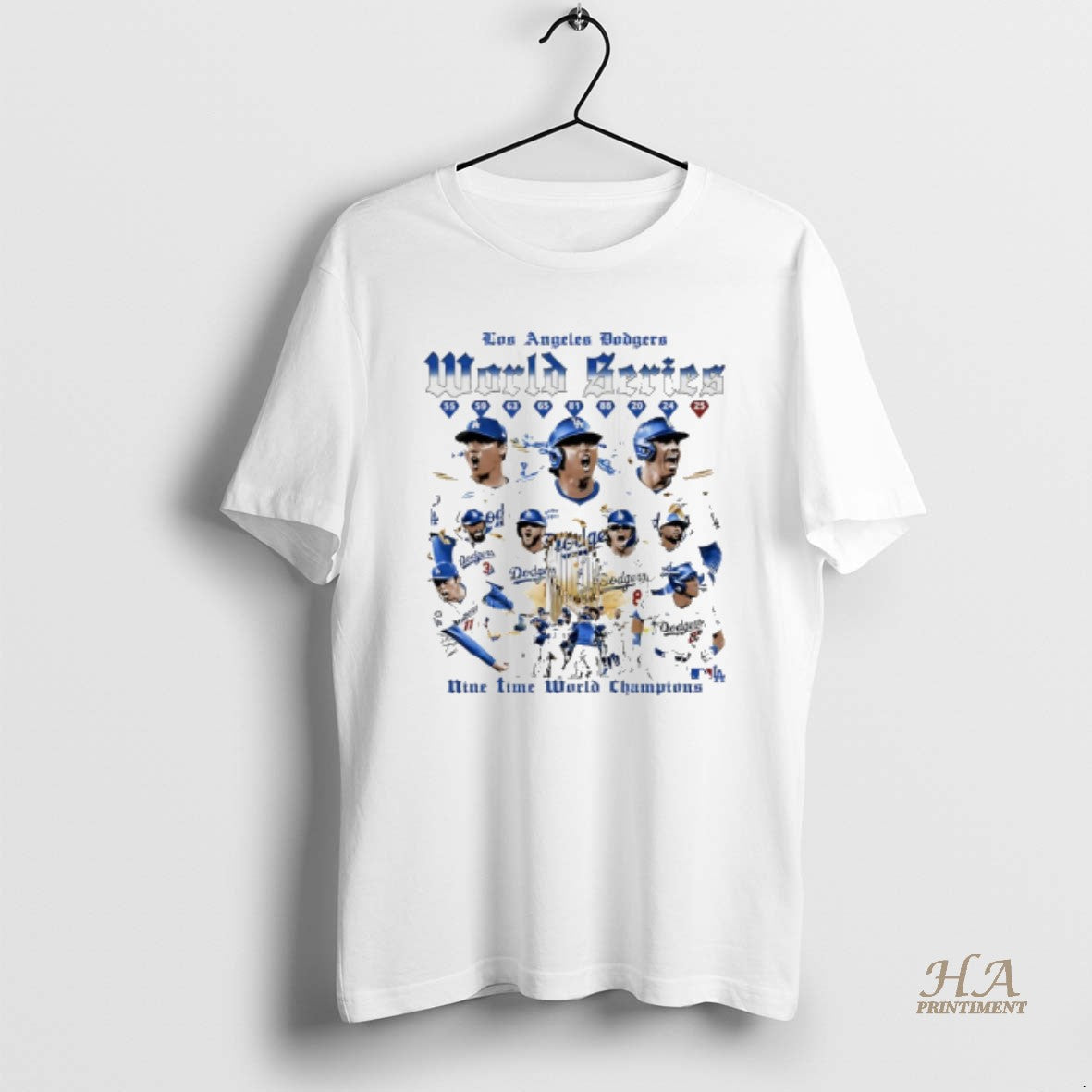 Official Los Angeles Dodgers 2025 9x Time World Series Champions Trophies T-Shirts, Hoodie, Sweatshirt | InkNestWear.com