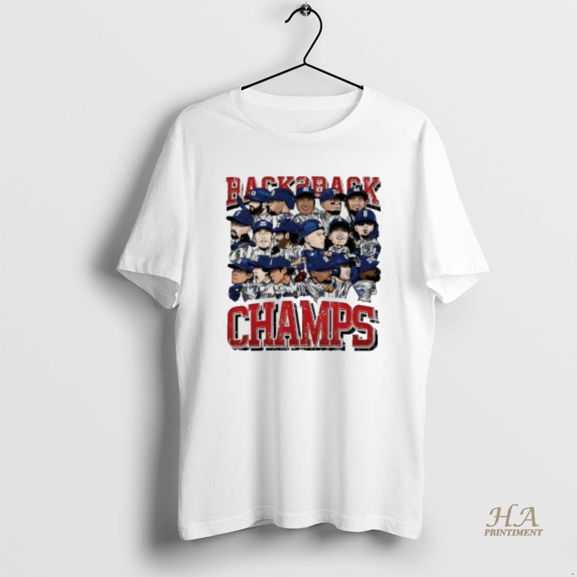 Official Los Angeles Dodgers 2025 Back 2 Back Champs Players Cartoon T-Shirts, Hoodie, Sweatshirt | InkNestWear.com