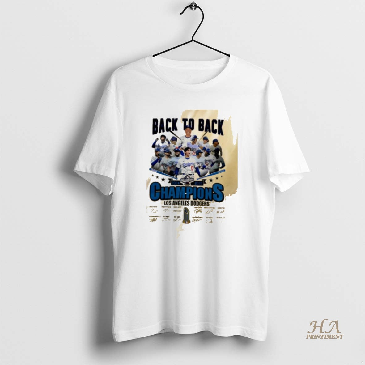 Official Los Angeles Dodgers 2025 World Series Back To Back Champions Signatures T-Shirts, Hoodie, Sweatshirt