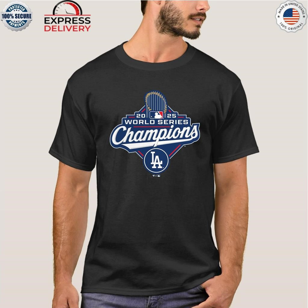 Los Angeles Dodgers 2025 World Series Champions Official Logo Shirt
