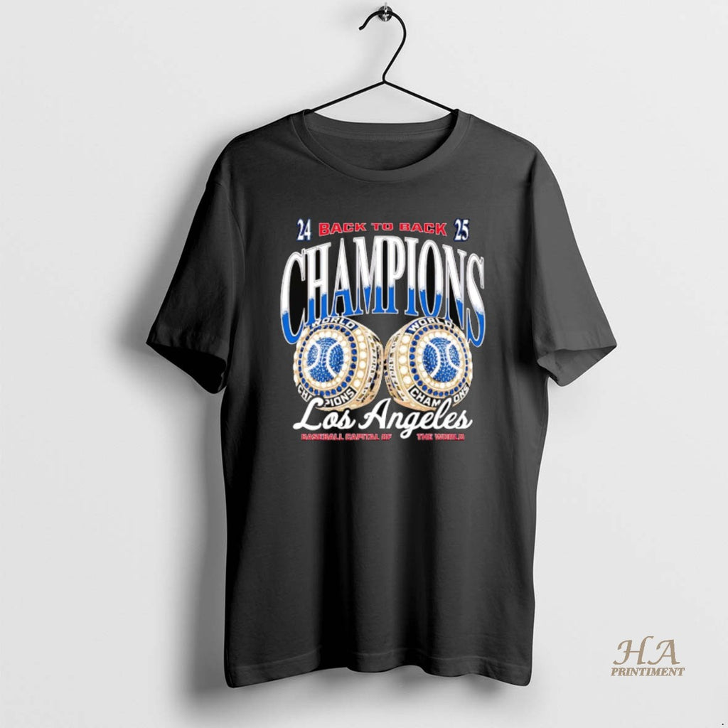 Official Los Angeles Dodgers 2025 Back To Back Champions Capital Of The World T-Shirts, Hoodie, Sweatshirt | InkNestWear.com