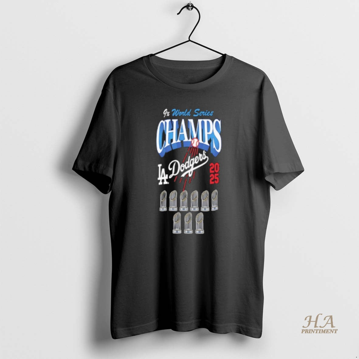 Official Los Angeles Dodgers 9 Time World Series Champions Trophy T-Shirts, Hoodie, Sweatshirt | InkNestWear.com