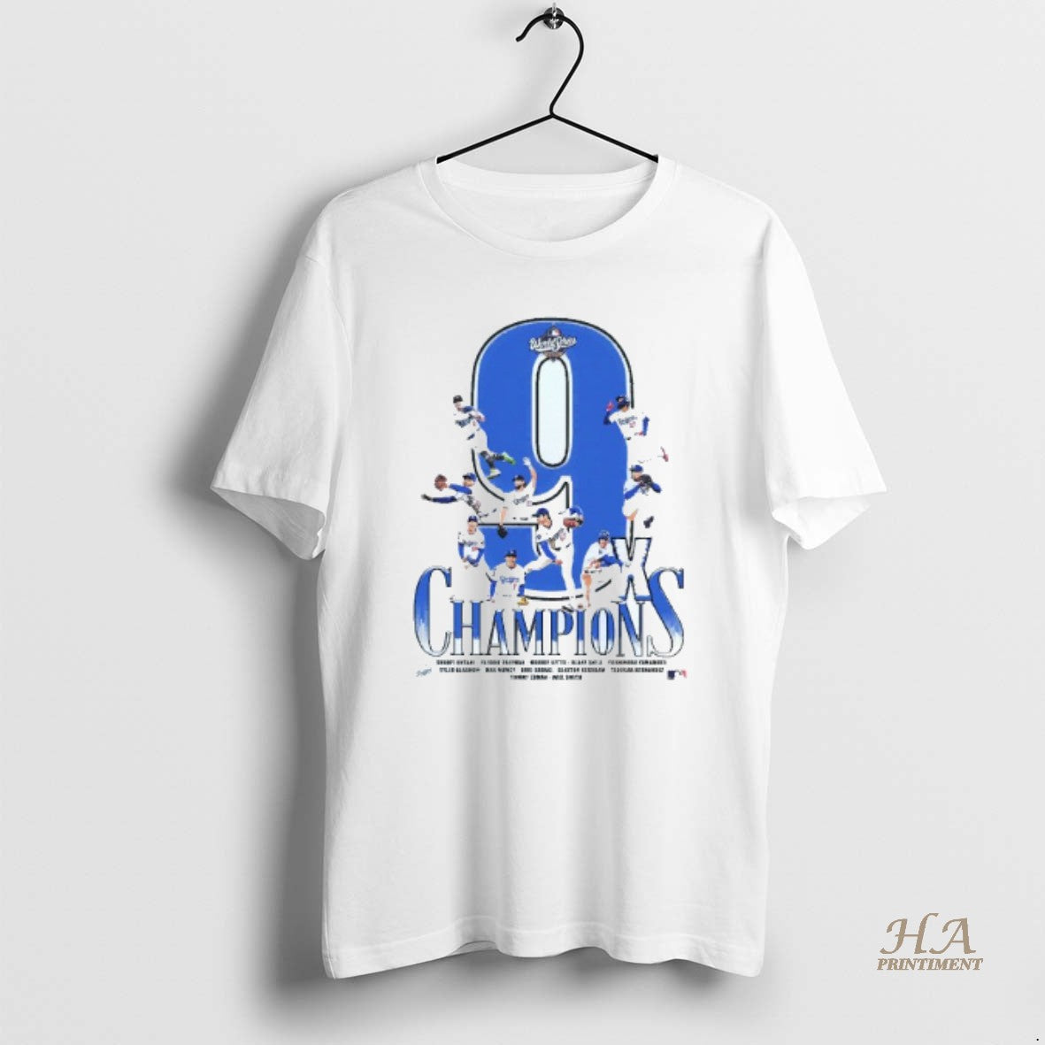 Official Los Angeles Dodgers 9x World Series Champions Mens White T-Shirts, Hoodie, Sweatshirt | InkNestWear.com