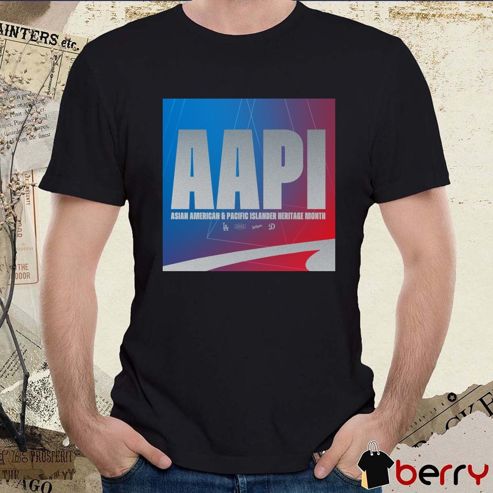 Los Angeles Dodgers AAPI Asian American and Pacific Islander Heritage Month Poster t-shirt