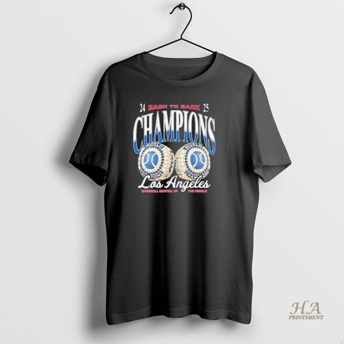 Official Los Angeles Dodgers Back To Back Champions Baseball Capital Of The World 2024 2025 T-Shirts, Hoodie, Sweatshirt