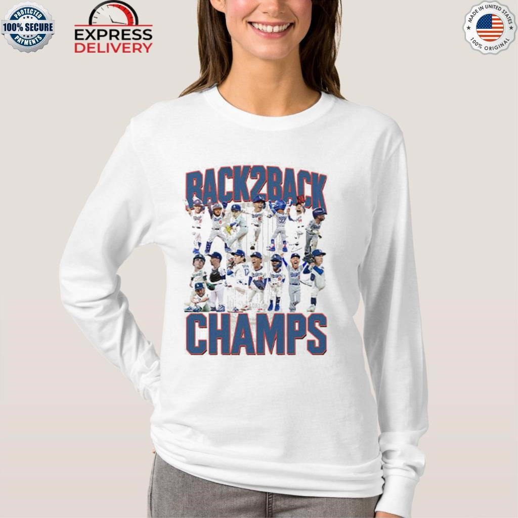 Los Angeles Dodgers Back2back Champs Shirt