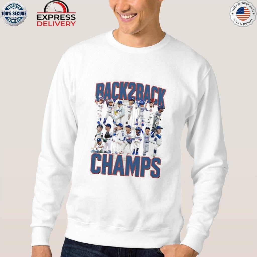 Los Angeles Dodgers Back2back Champs Shirt
