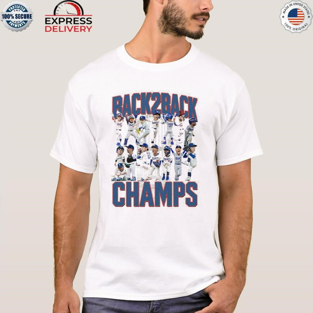 Los Angeles Dodgers Back2back Champs Shirt
