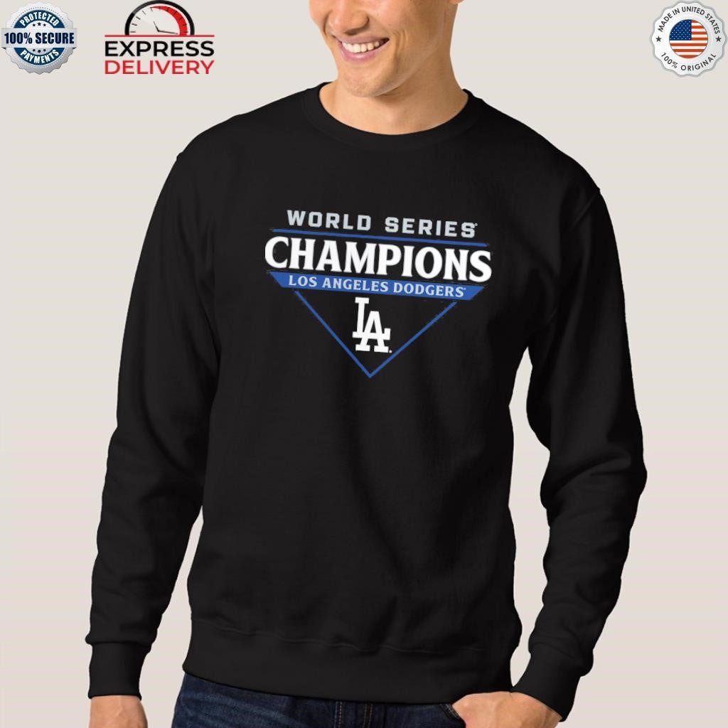 Los Angeles Dodgers Black 2025 World Series Champions Shut Out Shirt