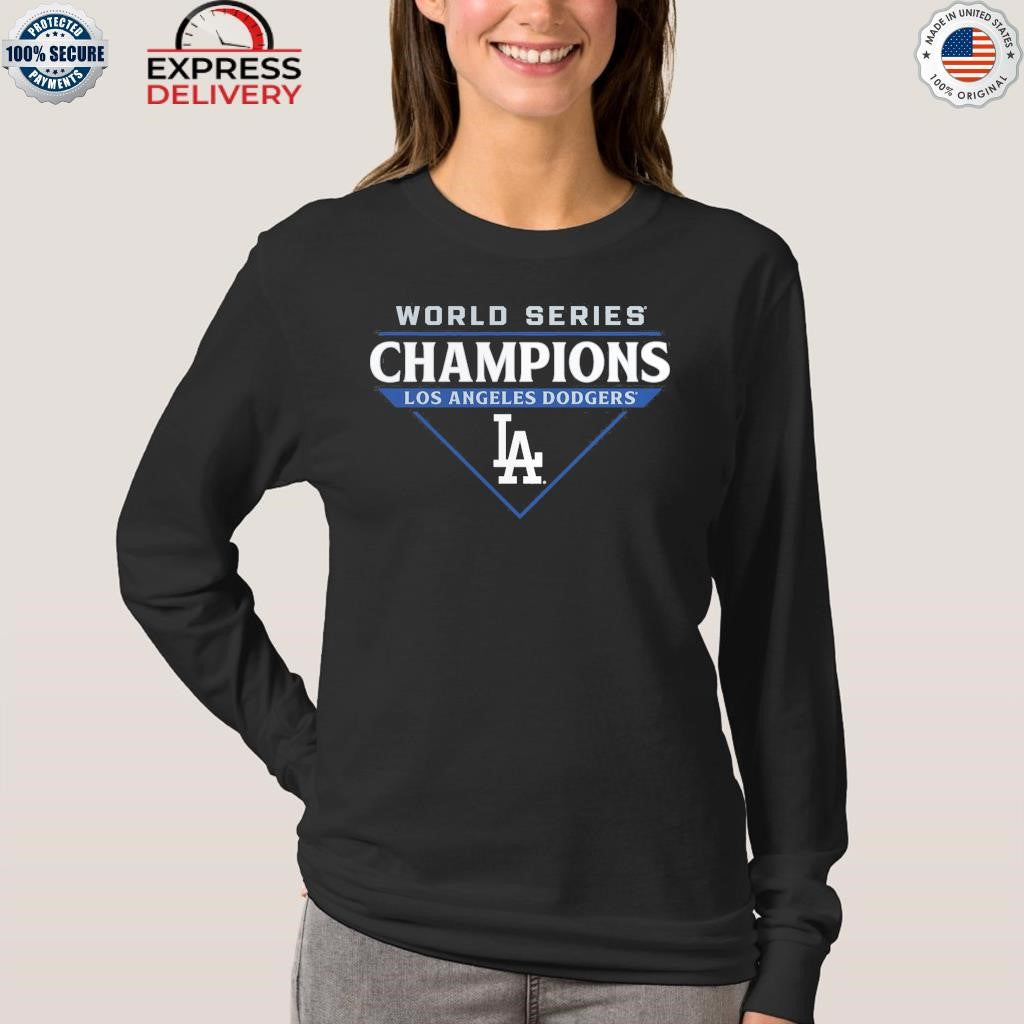 Los Angeles Dodgers Black 2025 World Series Champions Shut Out Shirt