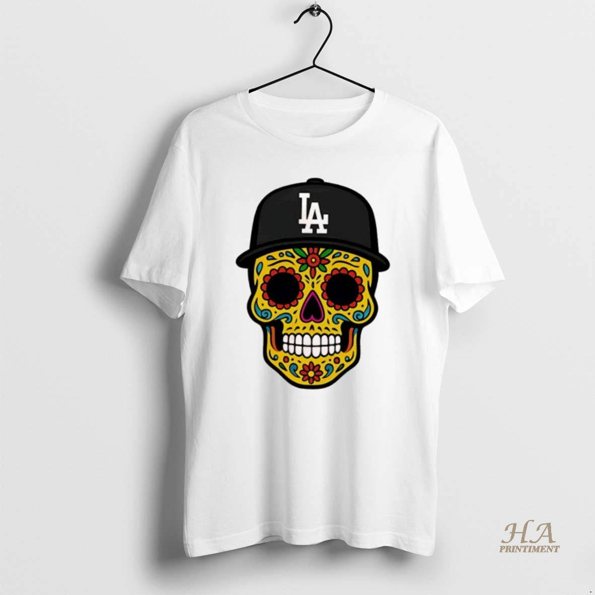 Official Los Angeles Dodgers Dia De Los Muertos Skulls T-Shirts, Hoodie, Sweatshirt | InkNestWear.com