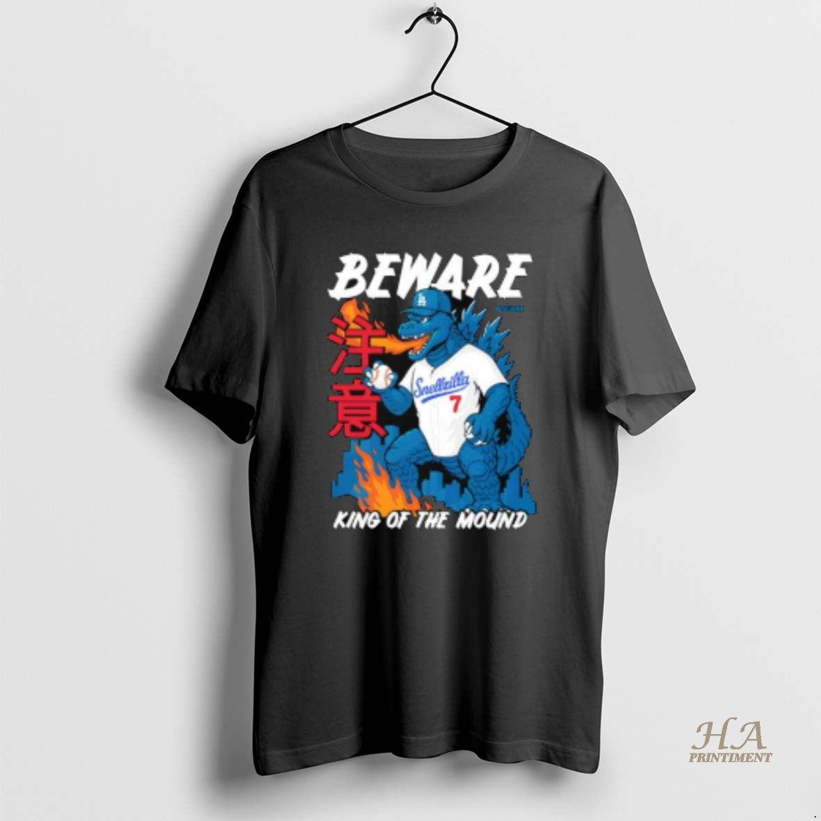 Official Los Angeles Dodgers Hooligan La Snellzilla Beware King Mound T-Shirts, Hoodie, Sweatshirt