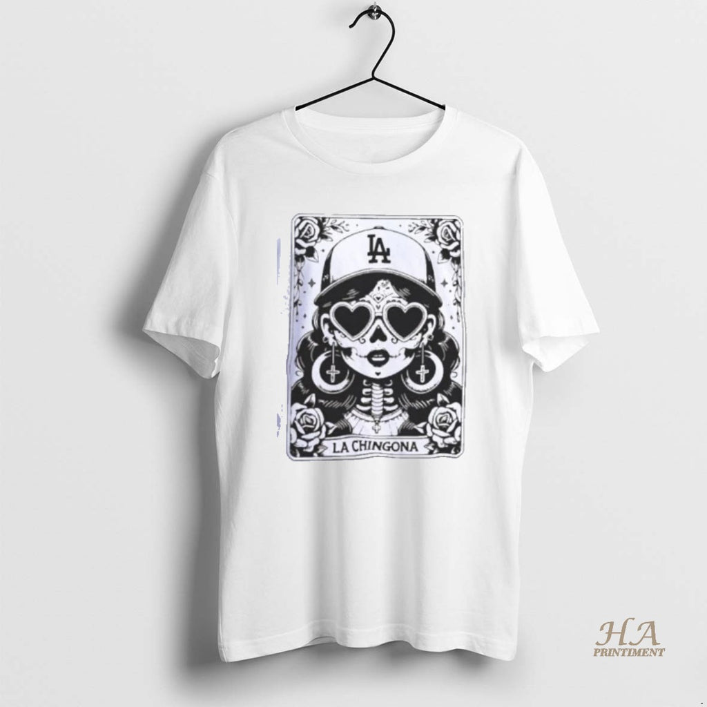 Official Los Angeles Dodgers La Chingona Tarot Card Shirts Hoodie, Sweatshirt | InkNestWear.com