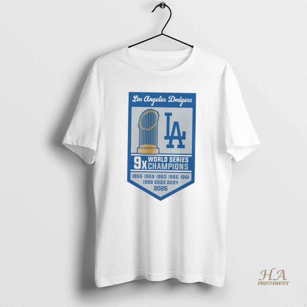 Official Los Angeles Dodgers Mlb 9x World Series Champions 2025 T-Shirts, Hoodie, Sweatshirt | InkNestWear.com