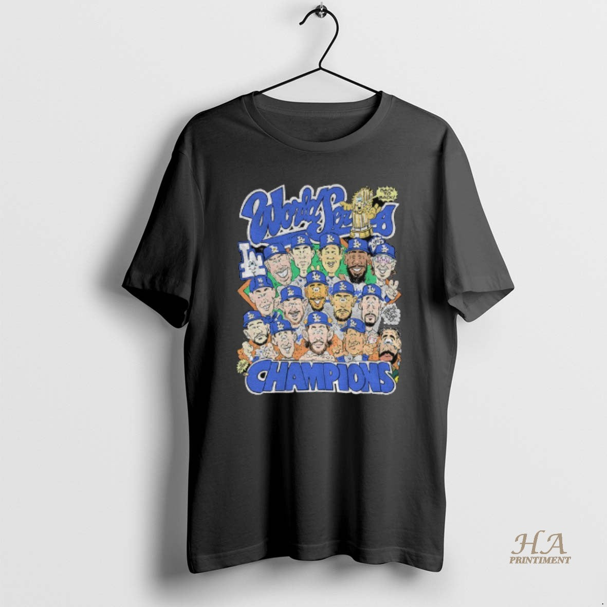 Official Los Angeles Dodgers Mlb Baseball Players Caricature World Series Champions 2025 T-Shirts, Hoodie, Sweatshirt