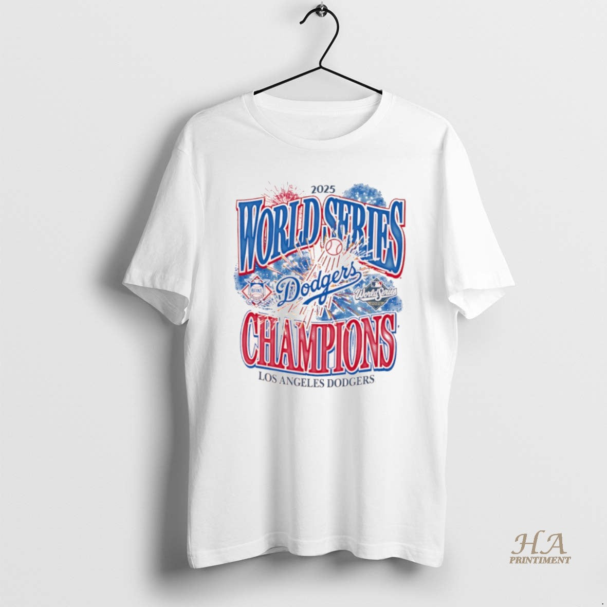 Official Los Angeles Dodgers Mlb World Series Champions 2025 Firework T-Shirts, Hoodie, Sweatshirt | InkNestWear.com