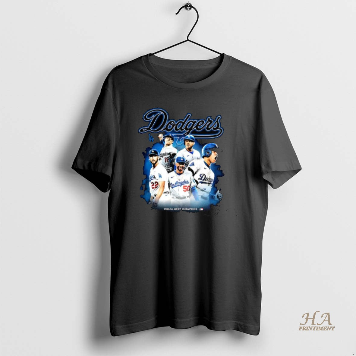 Official Los Angeles Dodgers Nl West Champions 2025 Player Collage T-Shirts, Hoodie, Sweatshirt | InkNestWear.com
