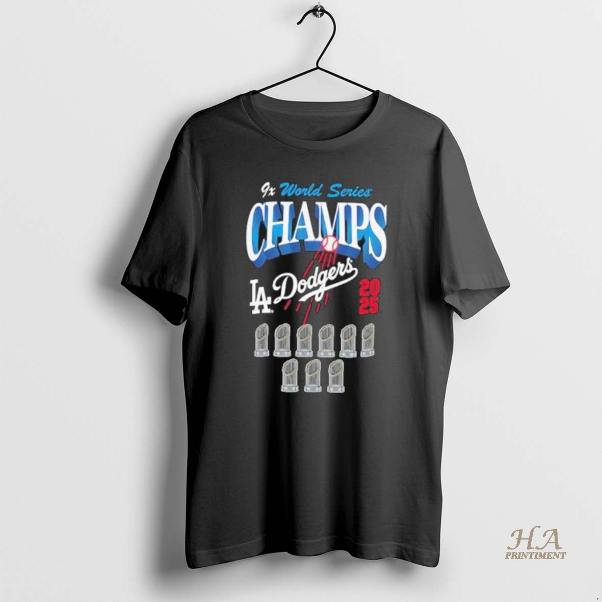 Official Los Angeles Dodgers Nine Time World Series Champions Trophy T-Shirts, Hoodie, Sweatshirt | InkNestWear.com