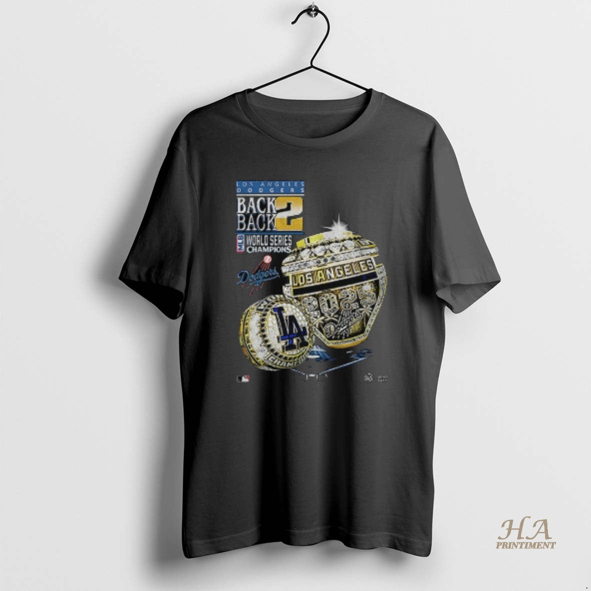 Official Los Angeles Dodgers Rings Back 2 Back World Series Champions Logo 2025 T-Shirts, Hoodie, Sweatshirt