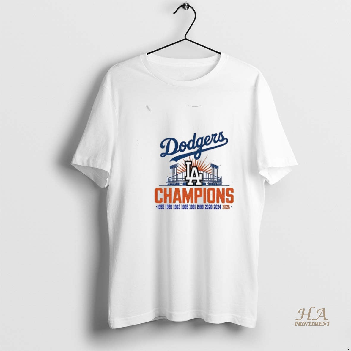 Official Los Angeles Dodgers Stadium Baseball Mlb Champions 1955 2025 Vintage T-Shirts, Hoodie, Sweatshirt | InkNestWear.com