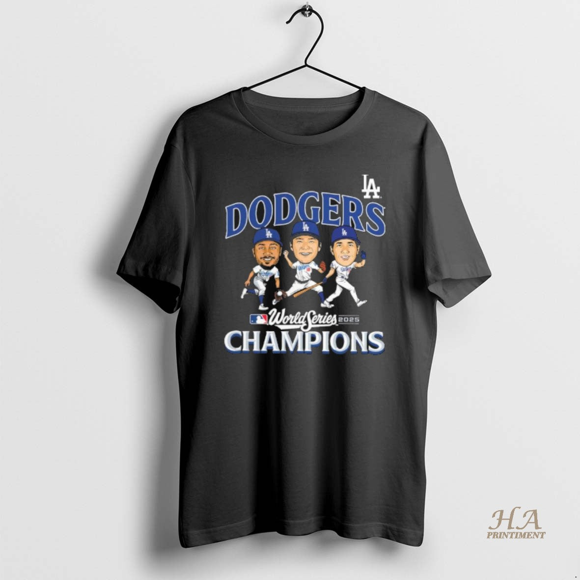 Official Los Angeles Dodgers Team Caricature 2025 World Series Champions T-Shirts, Hoodie, Sweatshirt | InkNestWear.com