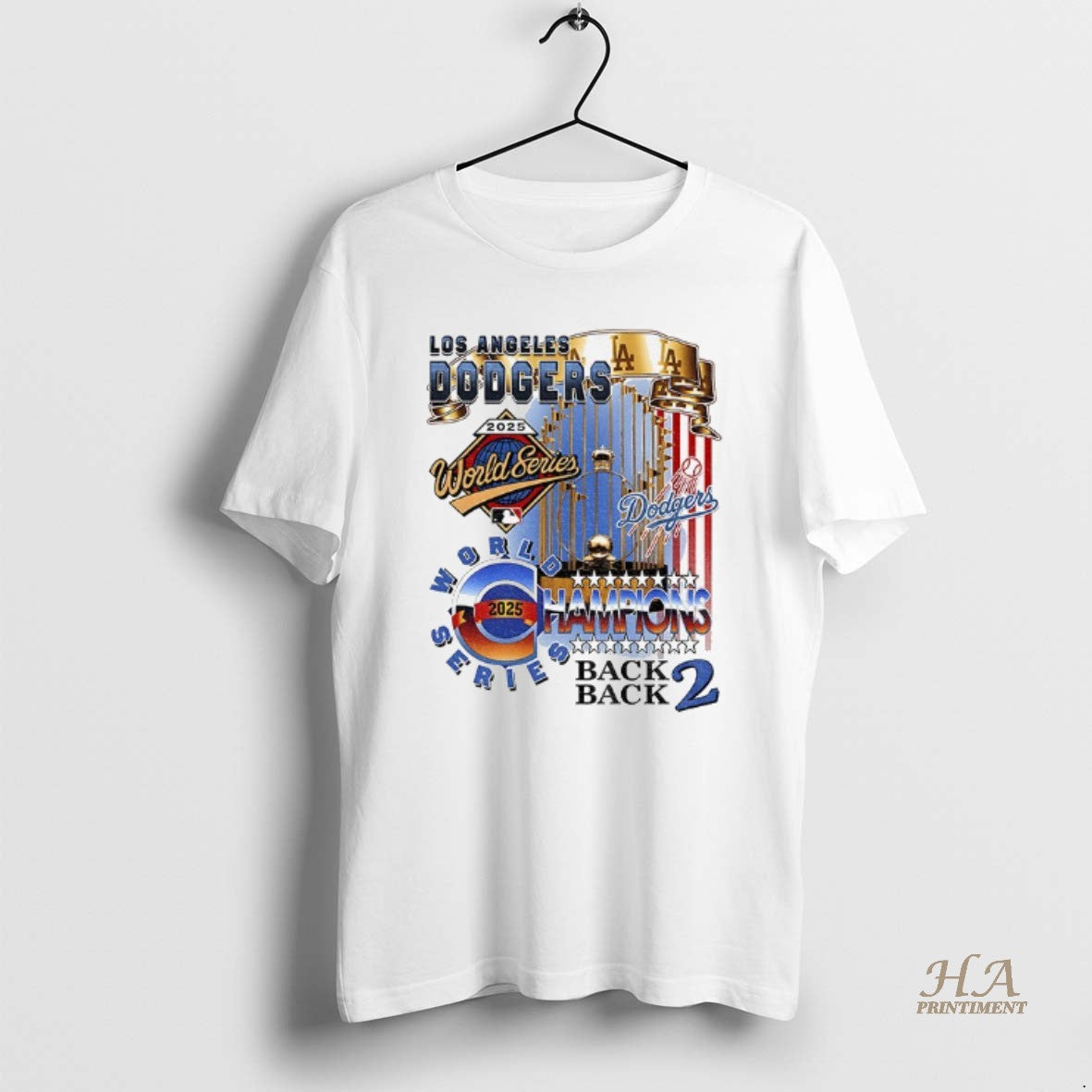 Official Los Angeles Dodgers Trophy World Series Back 2 Back Champions 2025 T-Shirts, Hoodie, Sweatshirt | InkNestWear.com