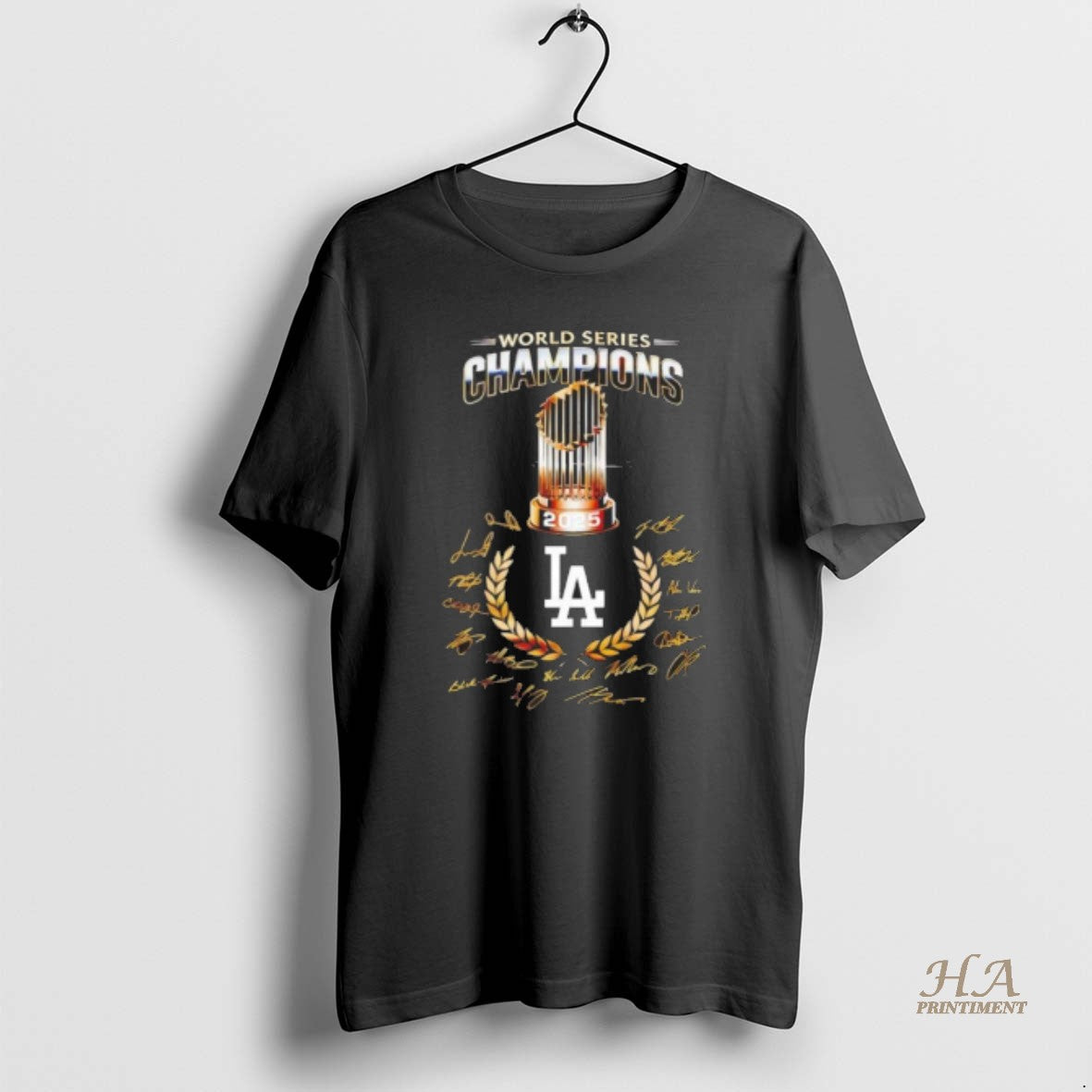 Official Los Angeles Dodgers World Series Champions 2025 Signatures T-Shirts, Hoodie, Sweatshirt | InkNestWear.com