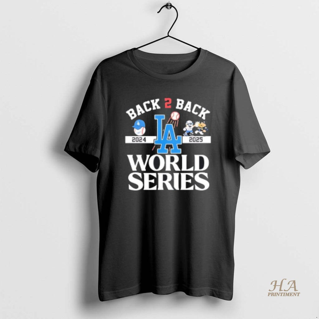 Official Los Angeles Dodgers Back 2 Back World Series 2024 2025 T-Shirts, Hoodie, Sweatshirt | InkNestWear.com