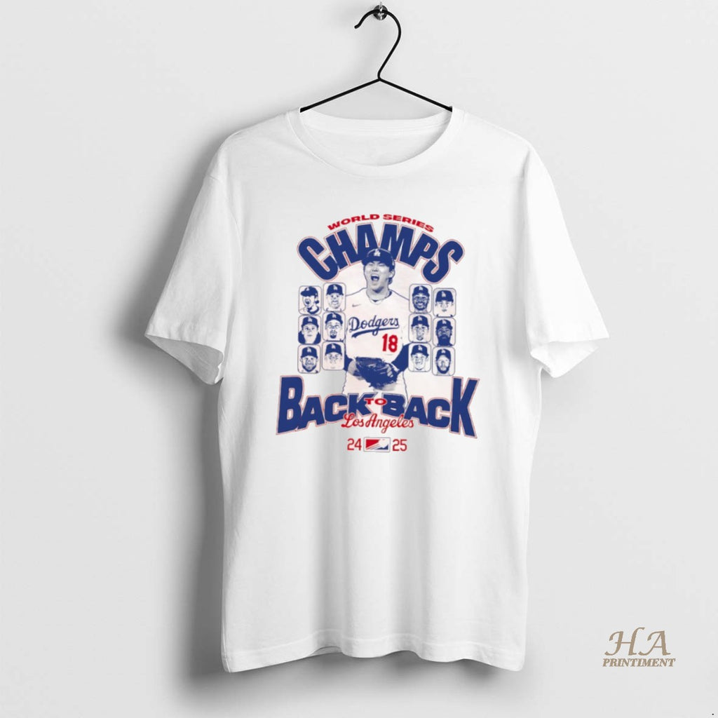 Official Los Angeles Dodgers Back To Back World Series Champs 2024 2025 T-Shirts, Hoodie, Sweatshirt | InkNestWear.com